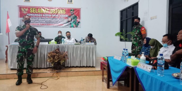 Bersama 3 Pilar Kecamatan, LDII Puncu Hadir pada Penilaian Kampung Pancasila
